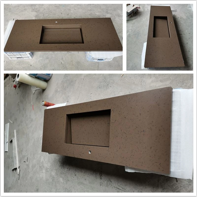 dark brown quartz countertops for kitchen 1