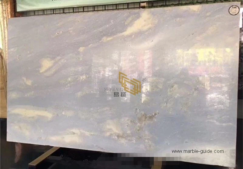 Blue sky white marble 04