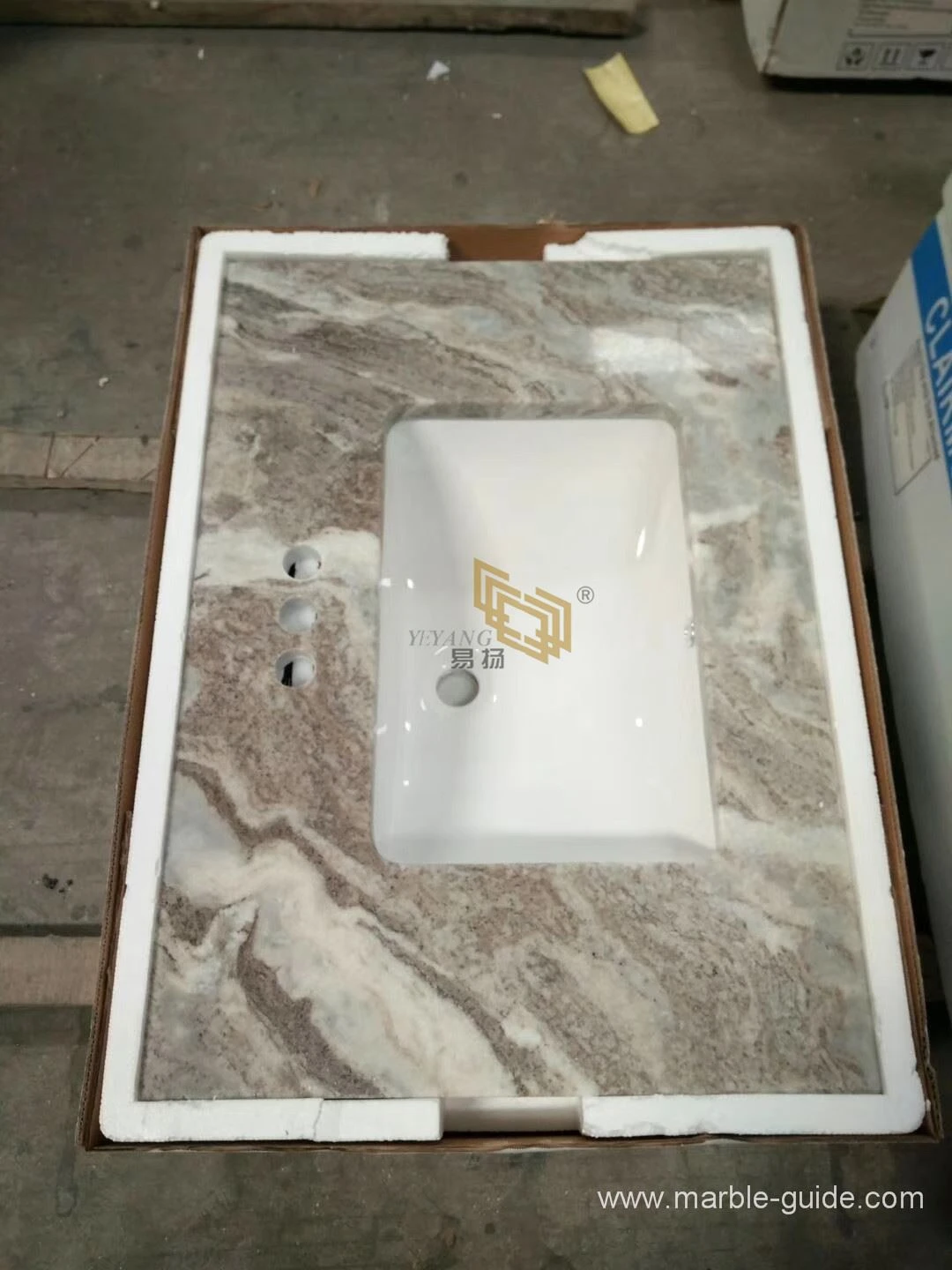Fantasy brown marble countertop 03