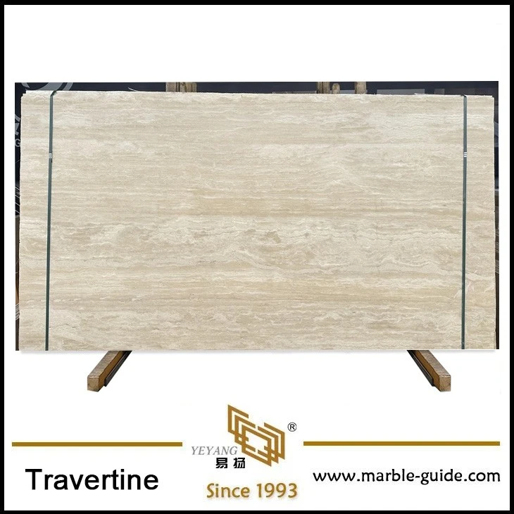Classic Travertino Romano Chiaro Slabs suppliers