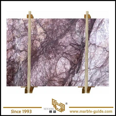 Lajes de mármore lilás roxo Bookmatch