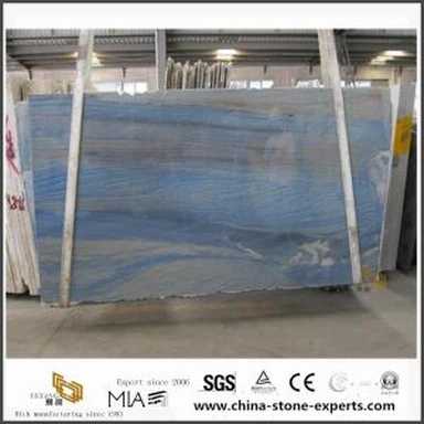 Azul Macaubas azul materiais de mármore para cozinha e banheiro azulejos para venda