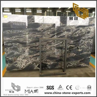 Novo mármore clássico de lava oceano para design de azulejos de banheiro