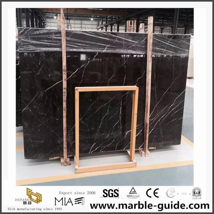 Black Marble Tile With White Veins Low Price
