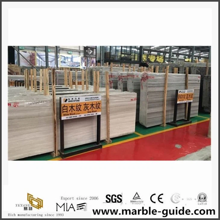 Crystal Wood Grain Marble Slab For Floor And Wall Decoration Hot Building Material