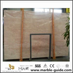China Pink Rose Marble Slab para bancada e vantagem, materiais de construção
