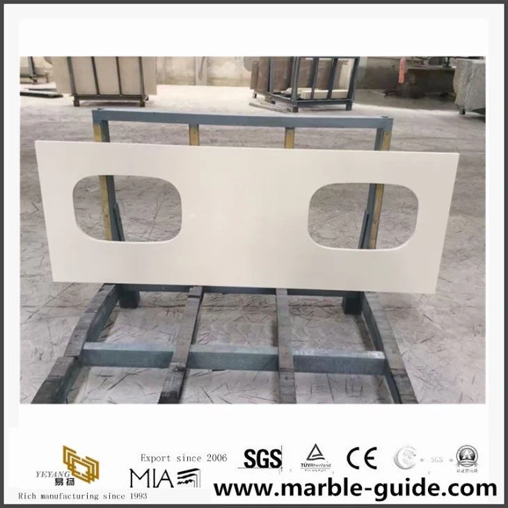 Prateleiras chinesas de pedras de quartzo Countertops