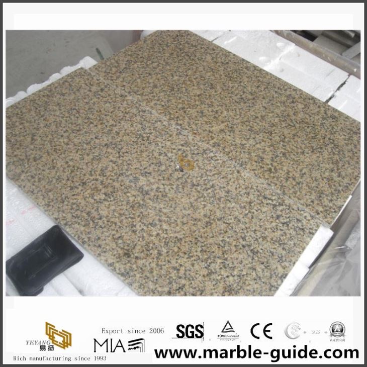 Chrysanthemum Yellow Granite Stone Tiles