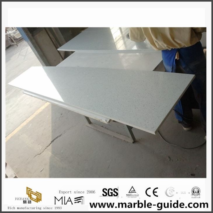 Bancada Branca Quartzo Fleck Quartz