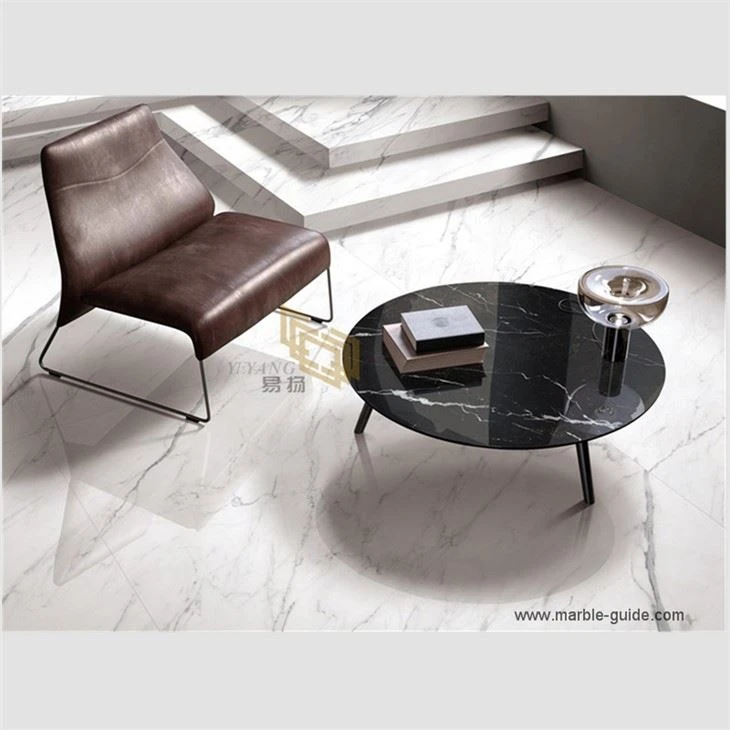 Nero Marquina Marble Looking Sintered Stone Countertop