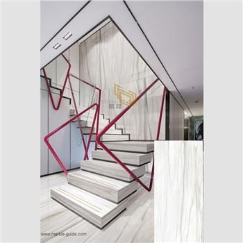 Arabescato Golden Sintered Stone Staircases