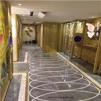 Silver Marten Marble Flooring Design